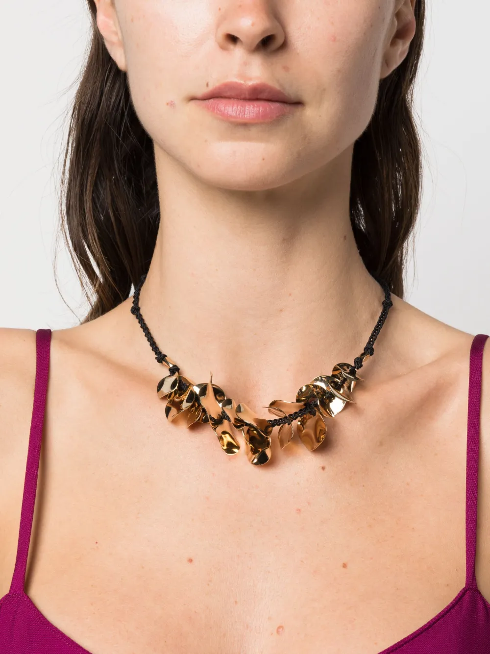ISABEL MARANT embellished string necklace - Goud