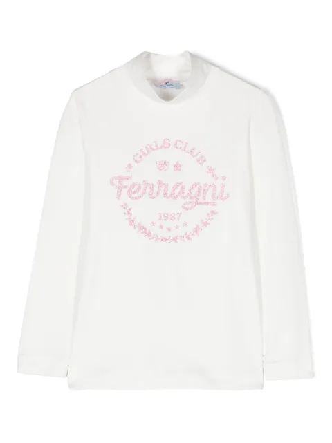 Chiara Ferragni Kids - logo-print long-sleeve sweatshirt