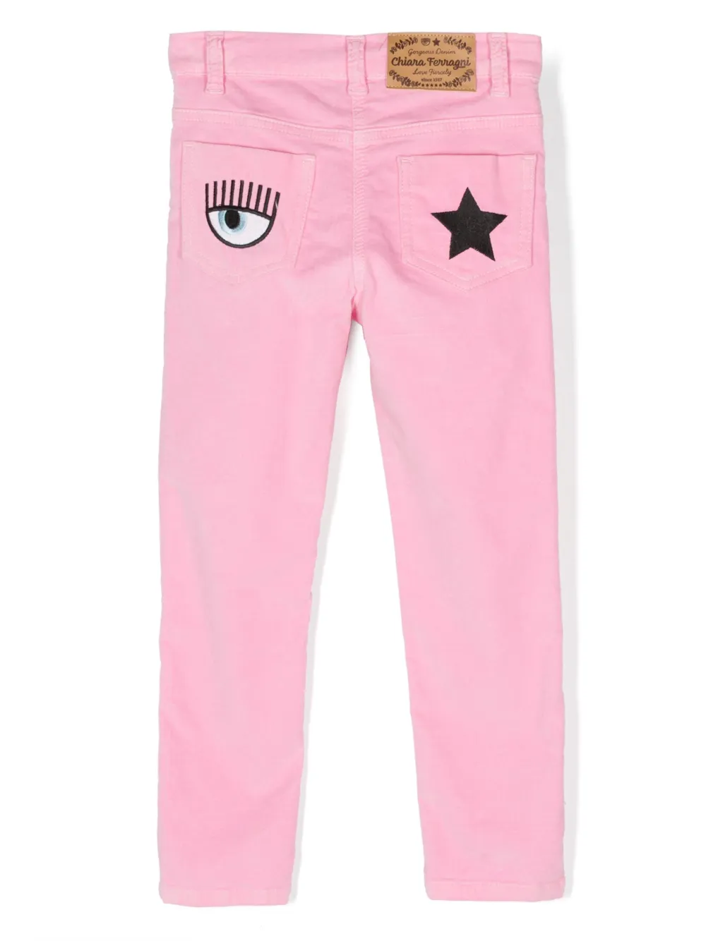 Chiara Ferragni Kids Straight broek - Roze
