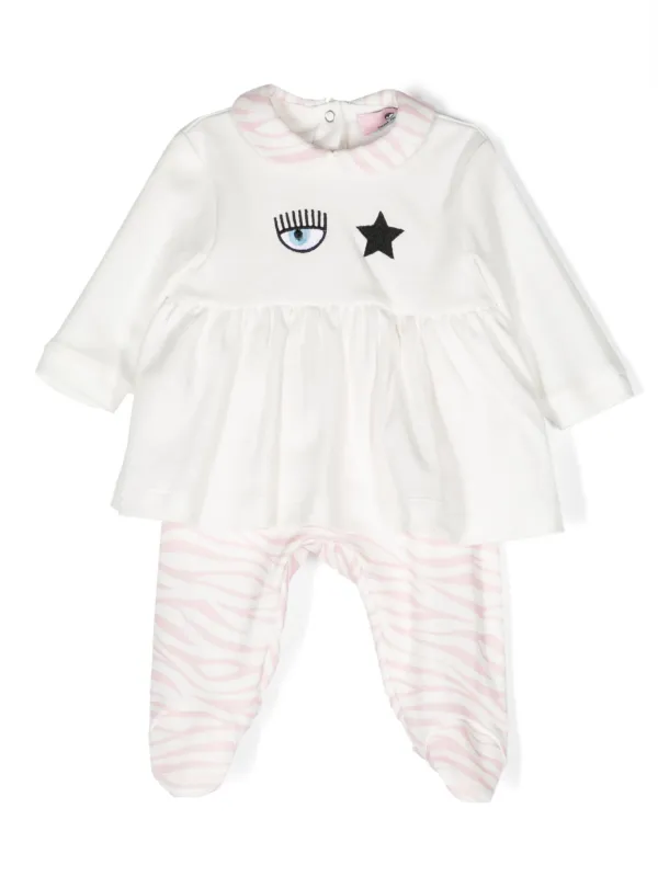 Chiara Ferragni Kids Pigiama Zebrato | Bianco | FARFETCH IT