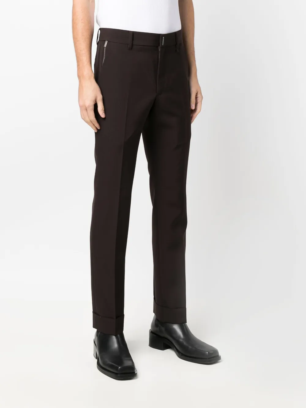 Givenchy slim-fit tailored wool trousers Bruin