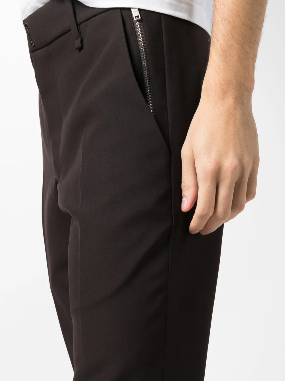 Givenchy slim-fit tailored wool trousers Bruin