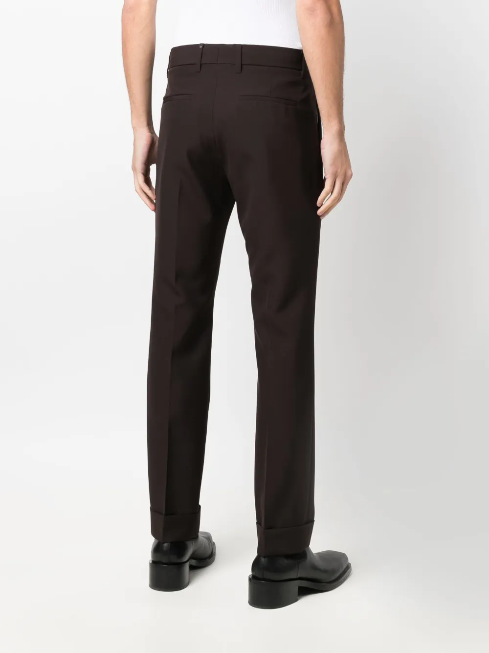 Givenchy slim-fit tailored wool trousers Bruin