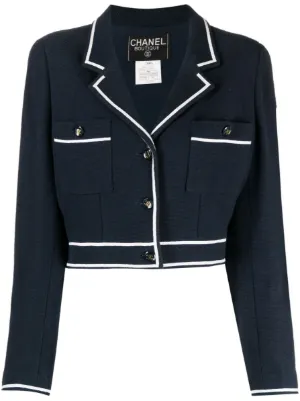 Chanel cropped hot sale jacket