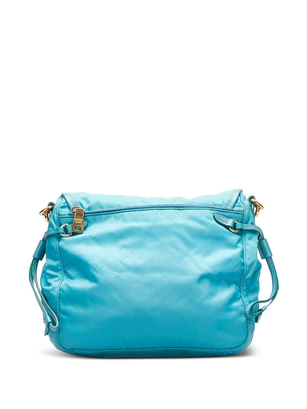 Prada Pre-Owned Tessuto crossbody bag - Blauw