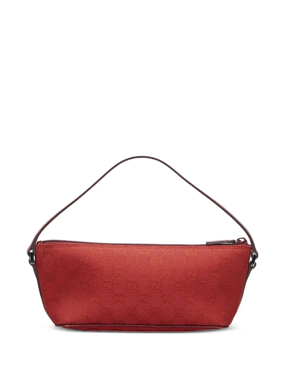 Gucci Pre-Owned Boat GG canvas shoulder bag - Rood