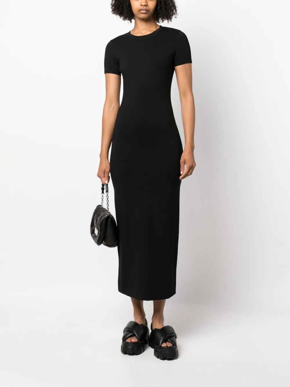 Rag & bone Maxi-jurk met korte mouwen - Zwart