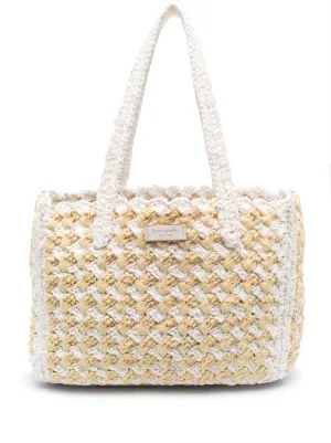 Kate spade raffia new arrivals bag
