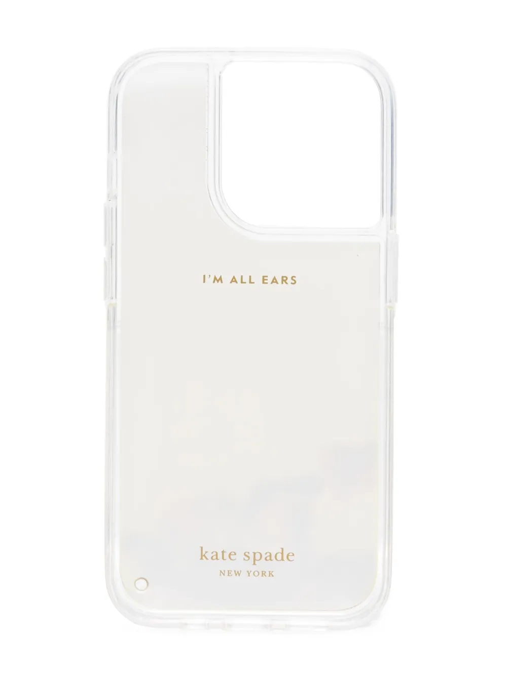 Kate Spade iPhone 14 Pro hoesje met logoprint - Geel