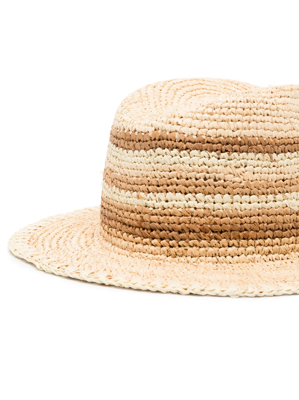 Manebi woven raffia panama hat - Beige