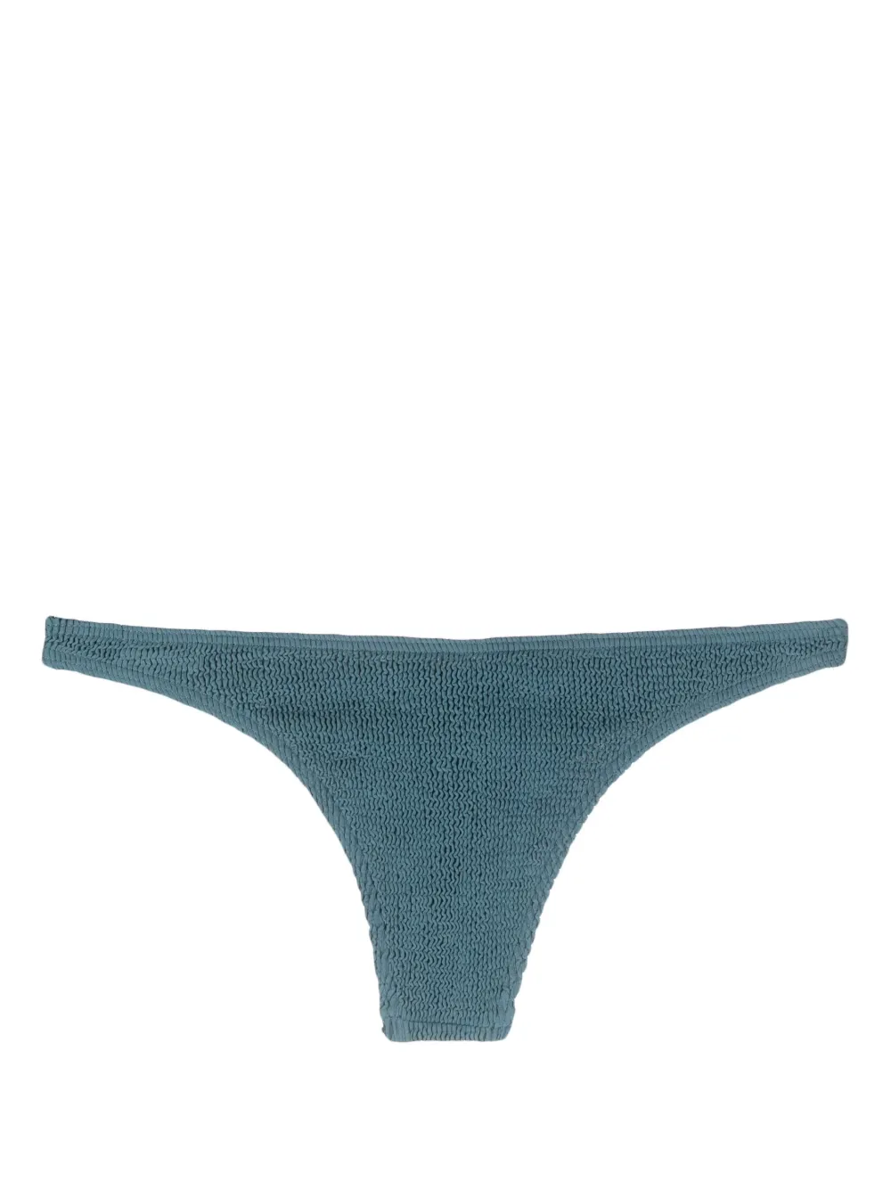 Bond-eye crinkled bikini bottoms - Blauw