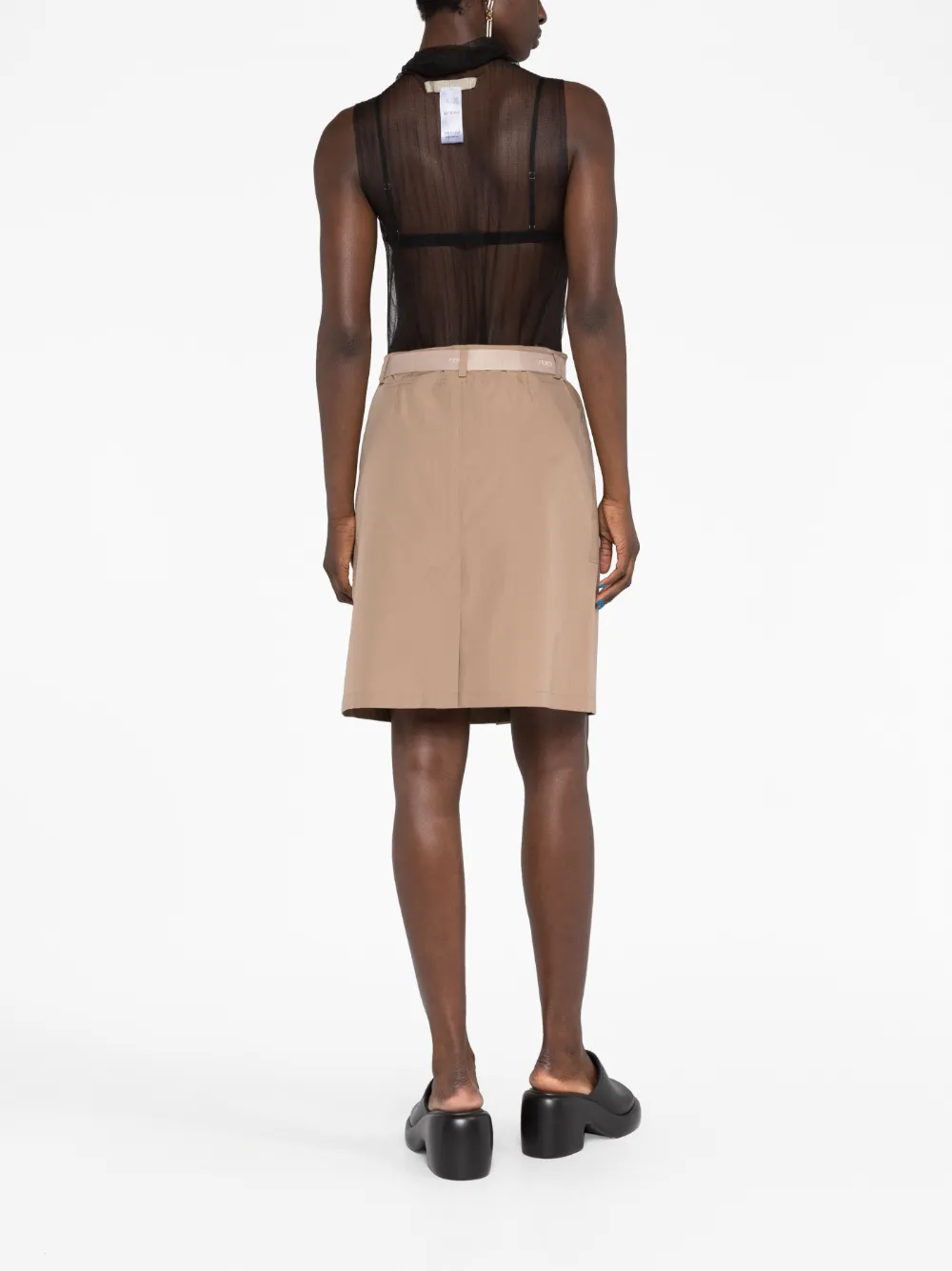 FENDI Katoenen mini-rok Bruin