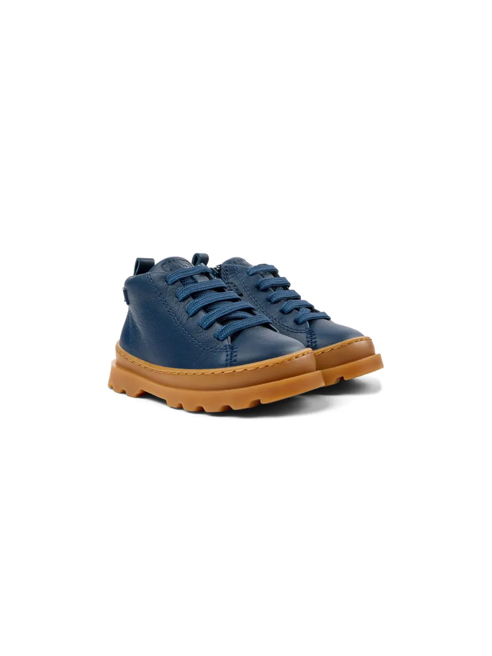 Camper Babies' Brutus Leather Boots In Blue