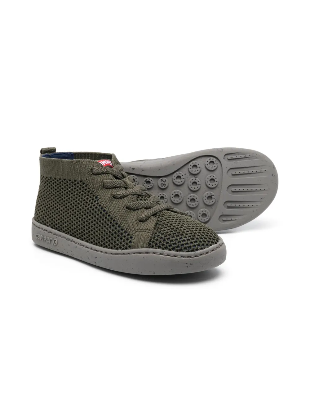 Camper Kids Sneakers met ronde neus - Groen