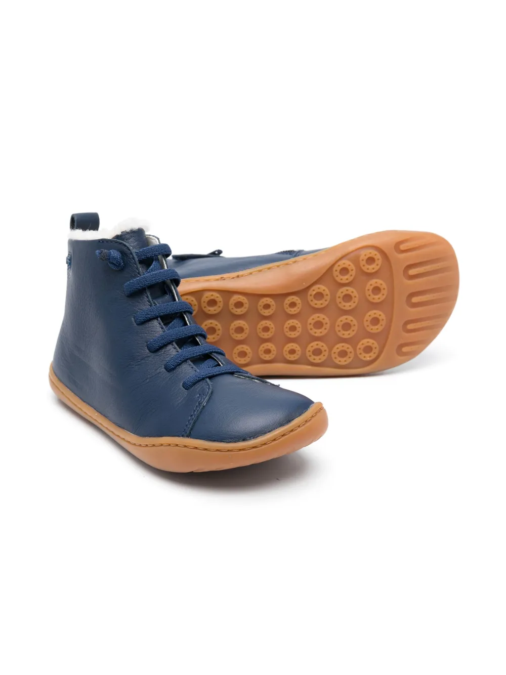 Image 2 of Camper Kids round-toe leather boots