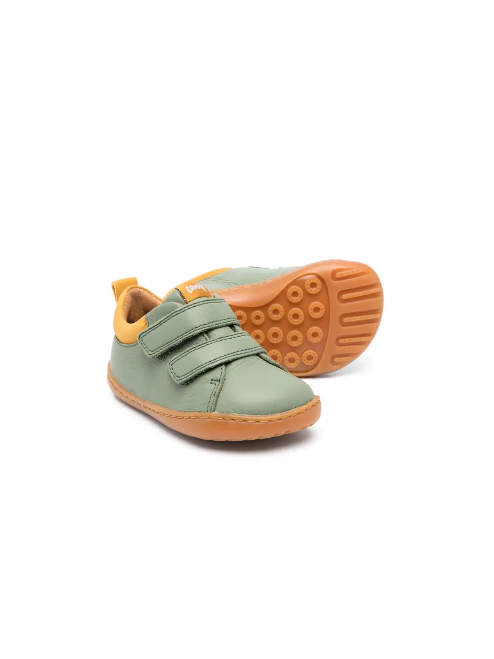 Camper Kids Peu Cami sneakers met klittenband - Groen