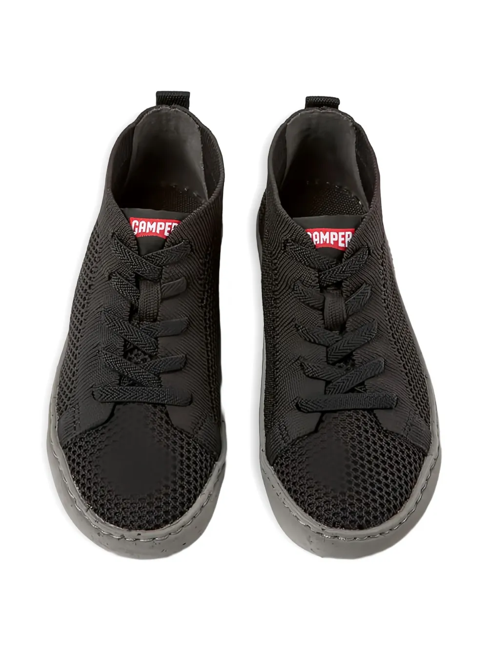 Camper Kids lace-up hi-top sneakers Black