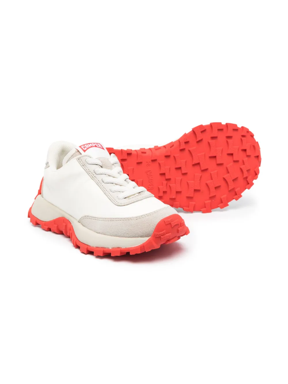 Camper Kids Sneakers met logoprint - Beige