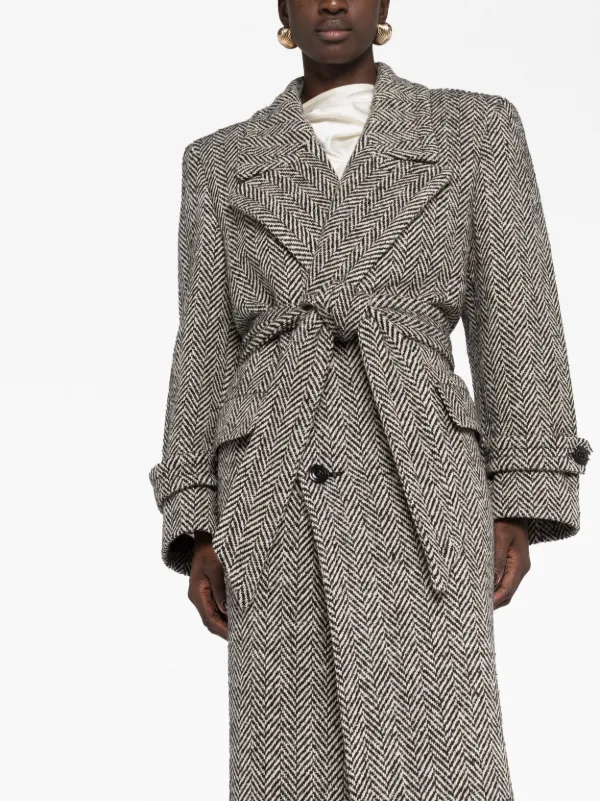 Floor top length overcoat