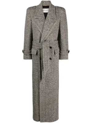 Saint laurent coat new arrivals sale