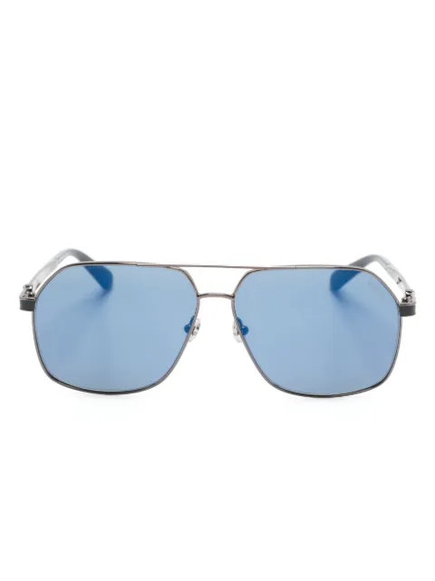 Moncler Eyewear lentes de sol con armazón estilo piloto y placa del logo