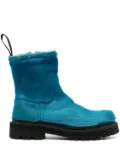 CamperLab Eki calf-hair ankle boots - Blue