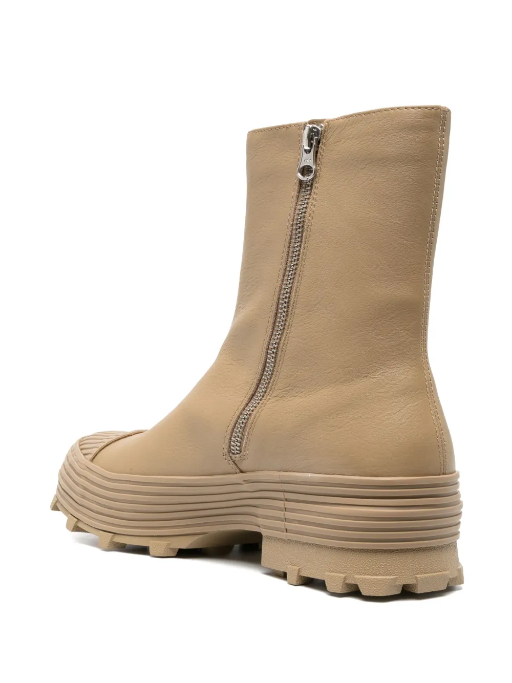 Shop Camperlab Traktori Leather Boots In Neutrals