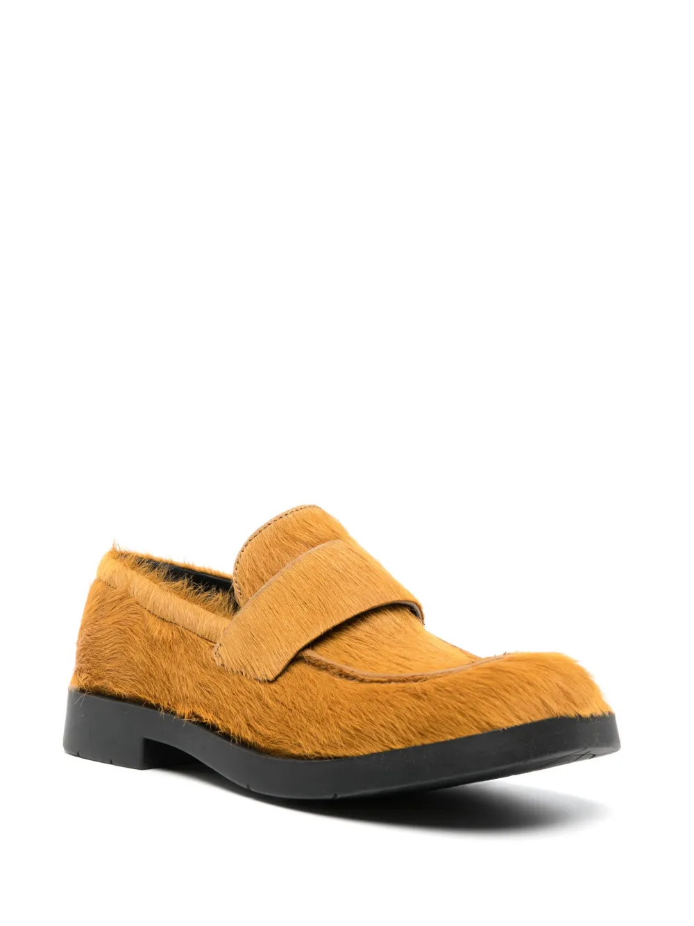 CamperLab square-toe textured loafers | Men | Image 2