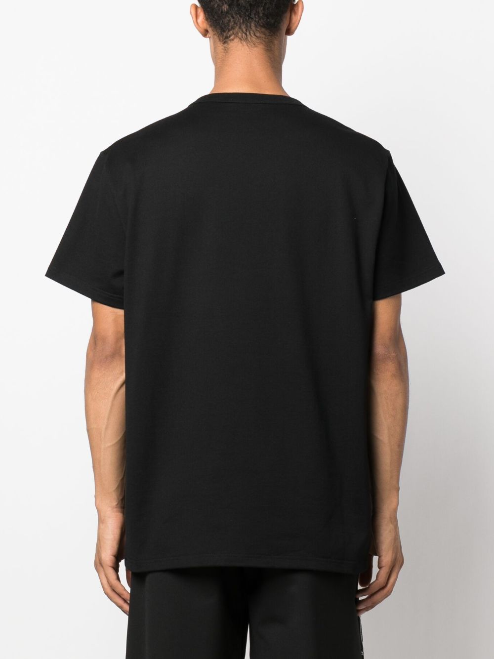 Shop Alexander Mcqueen Pocket Cotton T-shirt In Black