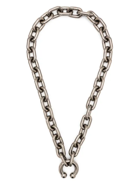 Random Identities oversized chain-link necklace