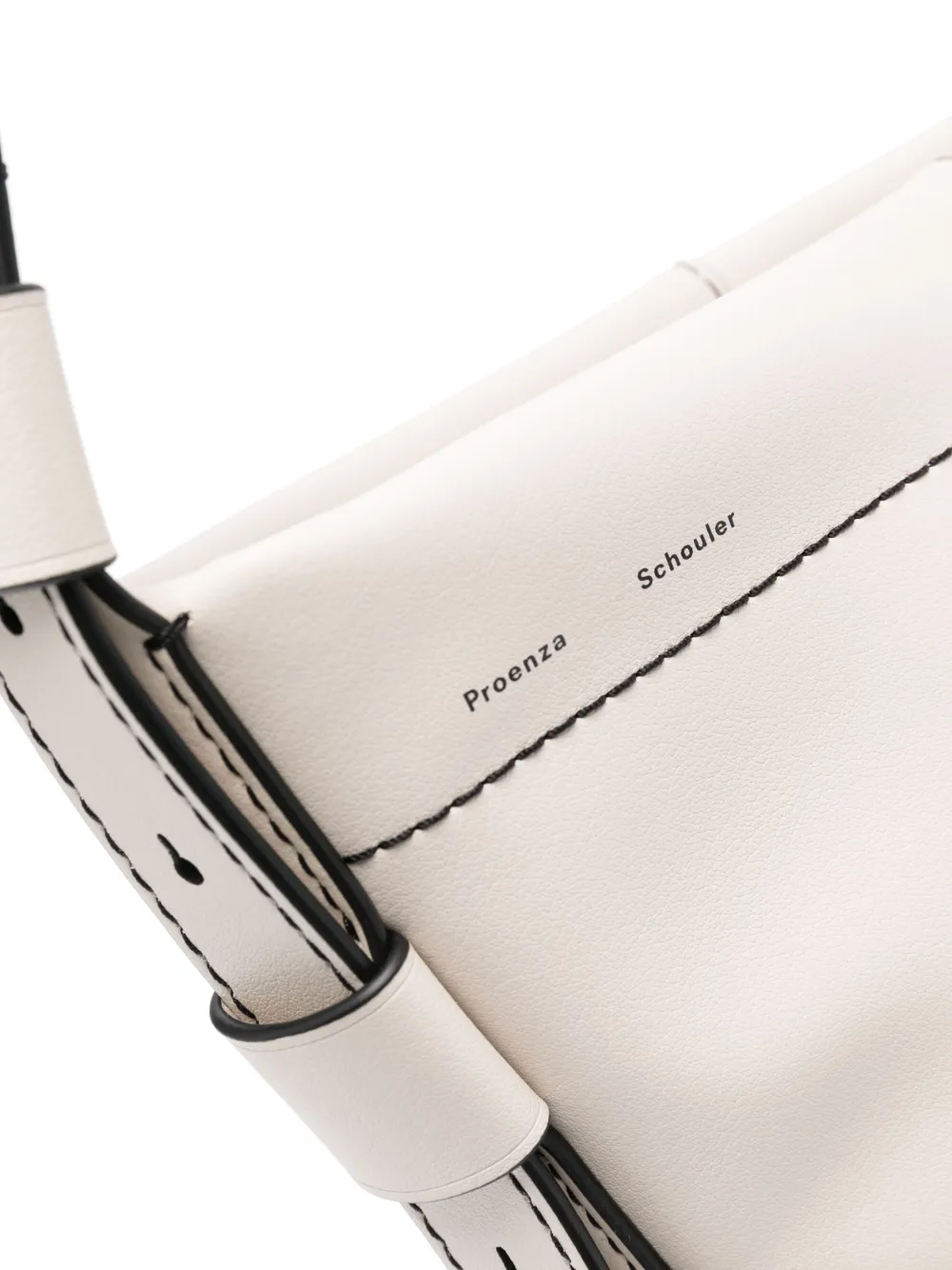 PROENZA SCHOULER WHITE LABEL MINI BARROW LEATHER BUCKET BAG