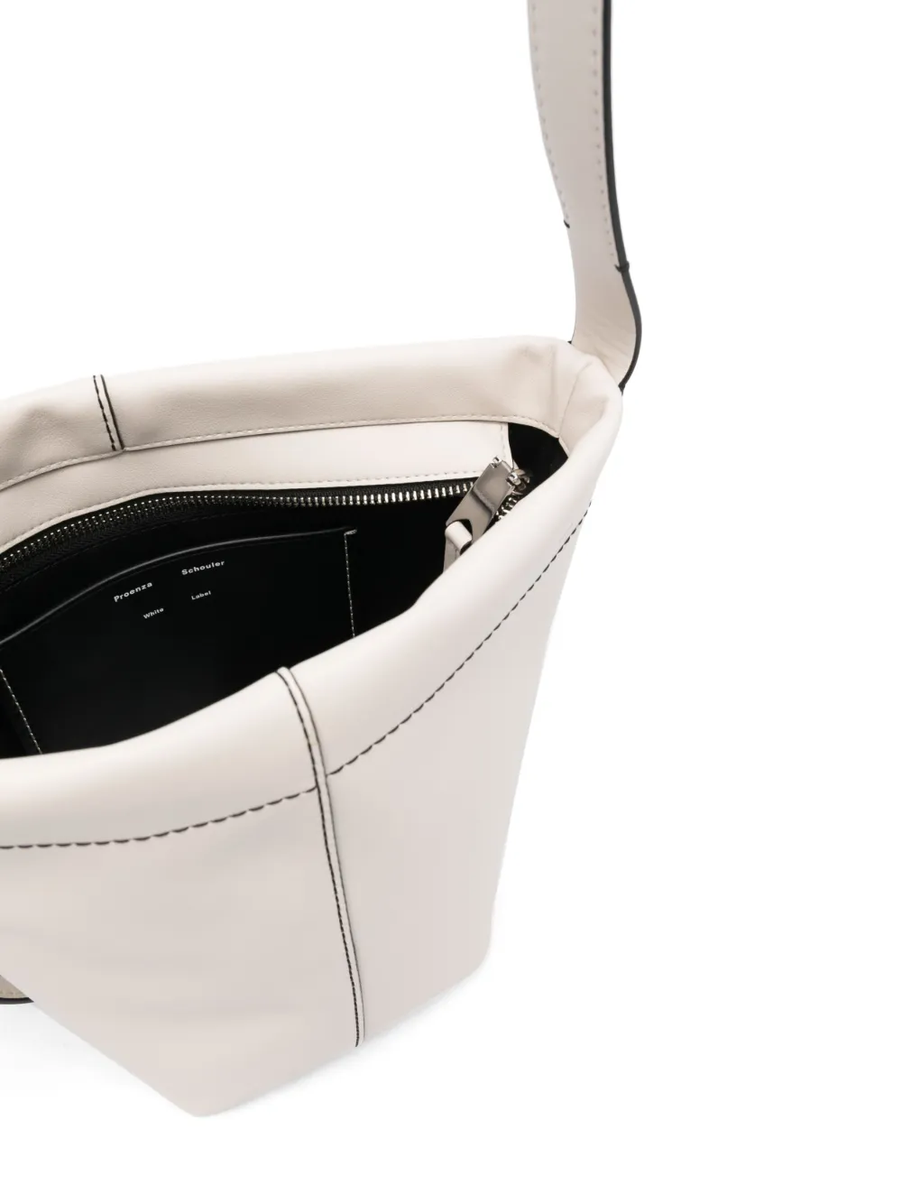 PROENZA SCHOULER WHITE LABEL MINI BARROW LEATHER BUCKET BAG