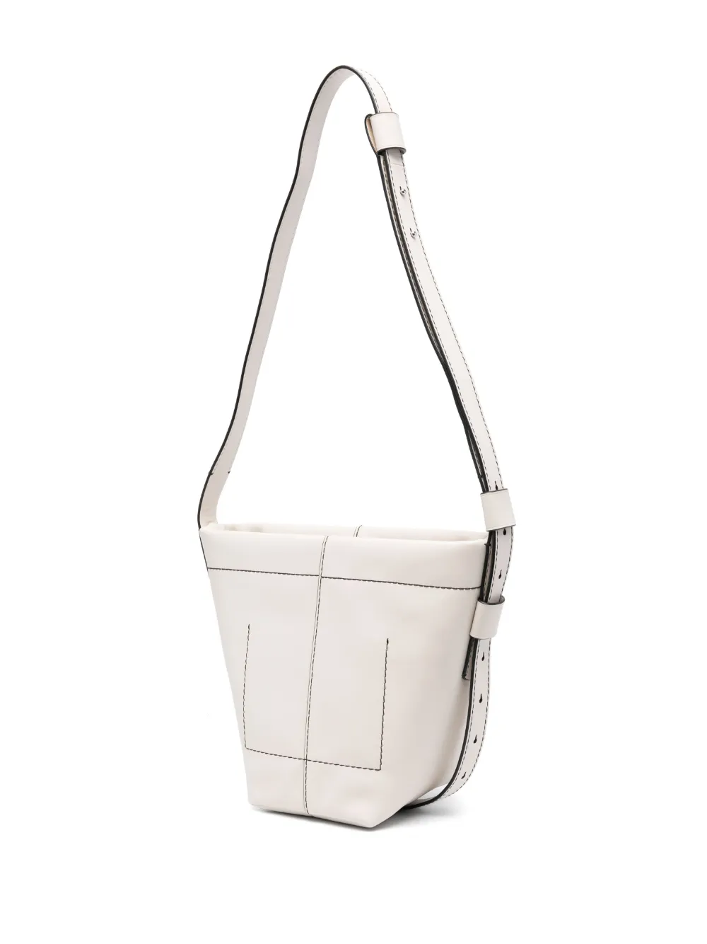 PROENZA SCHOULER WHITE LABEL MINI BARROW LEATHER BUCKET BAG