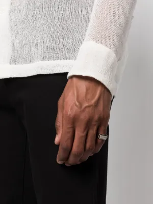 Alexander mcqueen discount divided skull ring