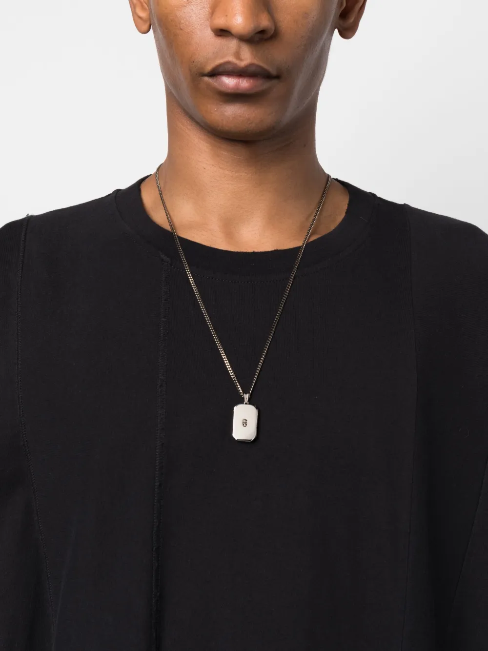 Alexander McQueen skull-charm chain necklace - Zilver