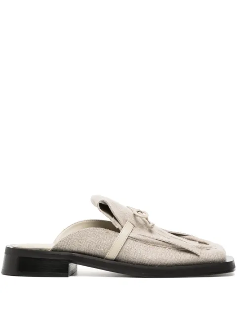 GIABORGHINI GIA/RHW Rosie 40 linen mules