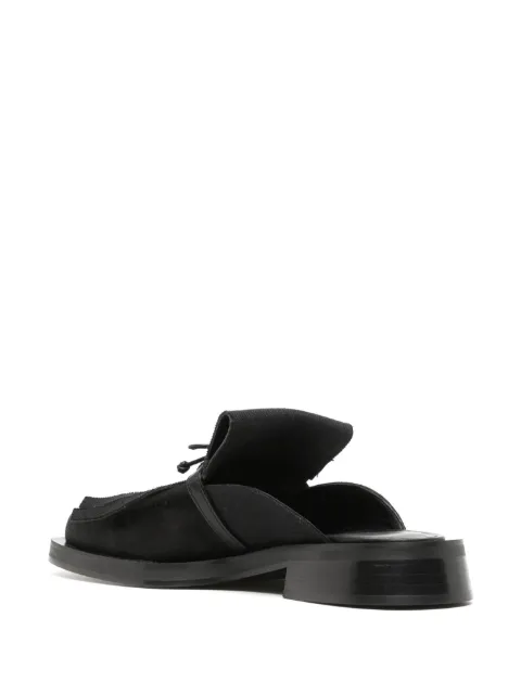 GIABORGHINI GIA/RHW Rosie 40 linen mules ROSIE40 - 2