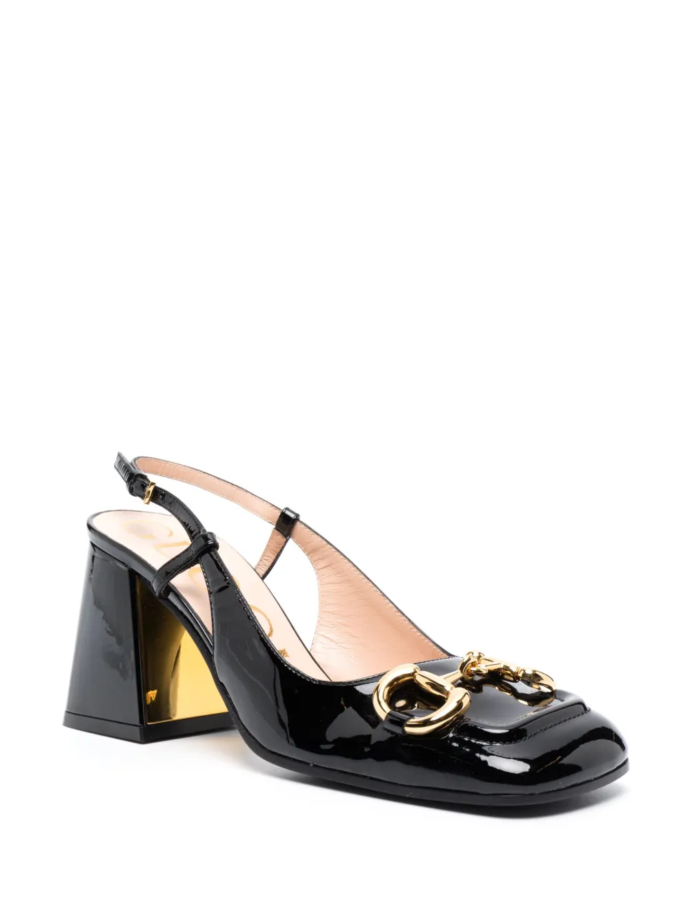 Gucci Pre-Owned Slingback pumps met gesp - Zwart