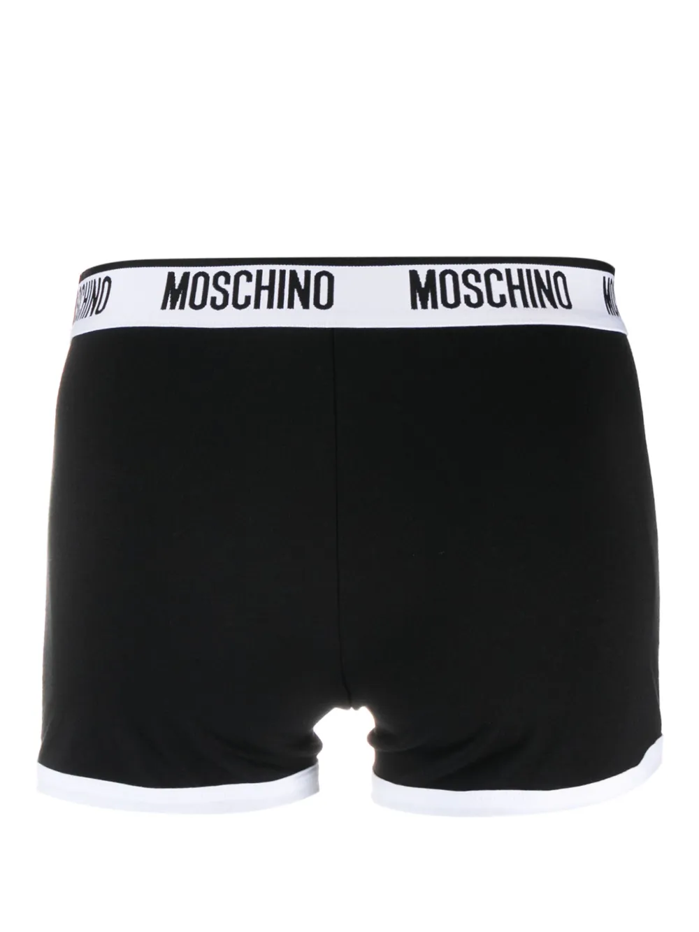 Moschino logo-waistband boxers - Zwart