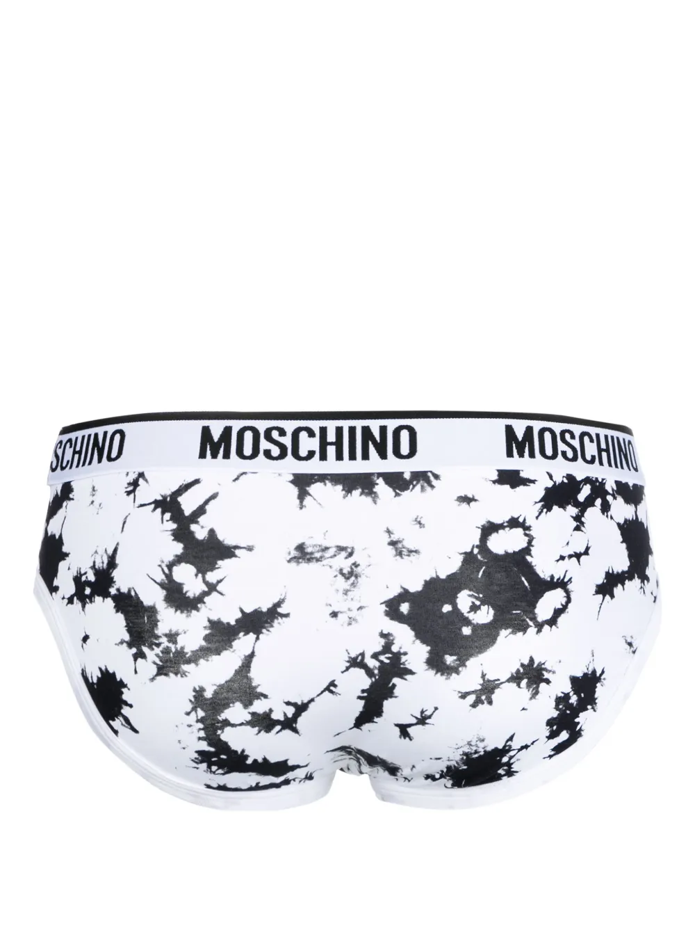 Moschino Teddy Bear logo-waistband briefs - Zwart