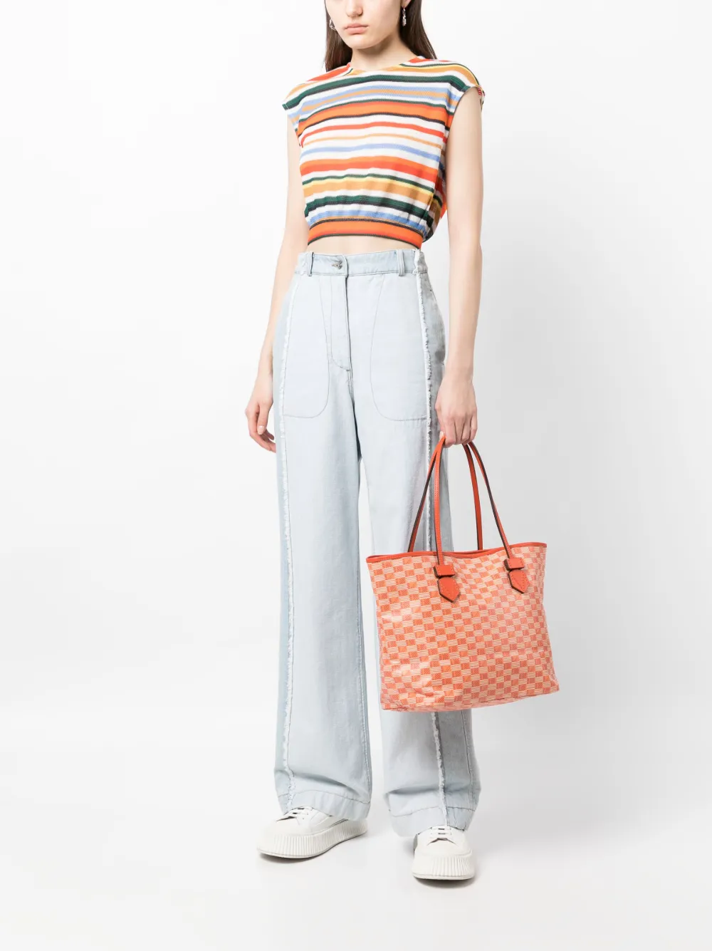 Moreau Saint Tropez medium shopper - Oranje
