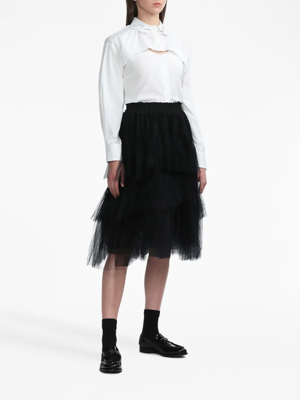 Vivetta Hands cut-out shirt - Wit