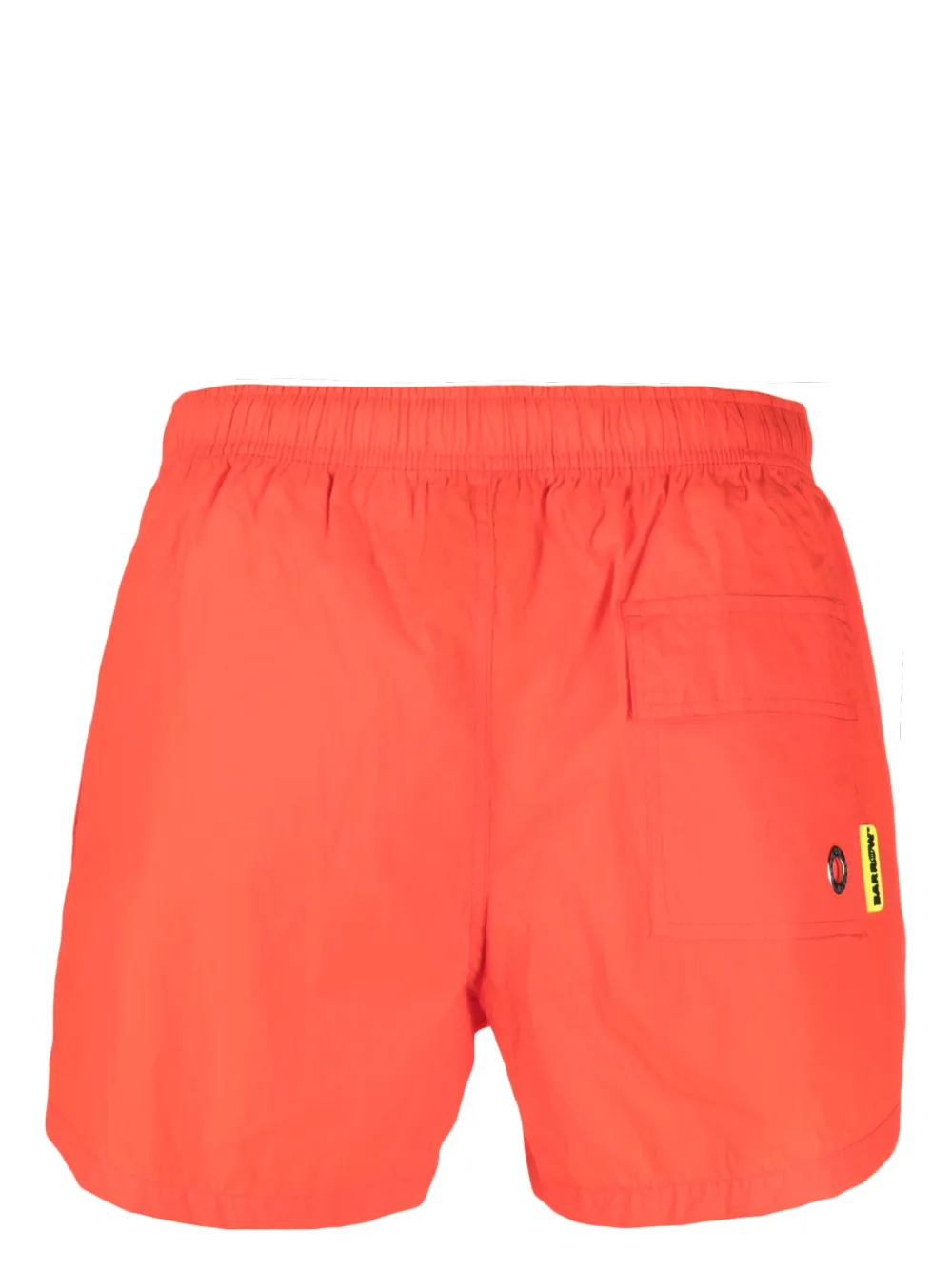 BARROW logo-patch swim shorts - Oranje