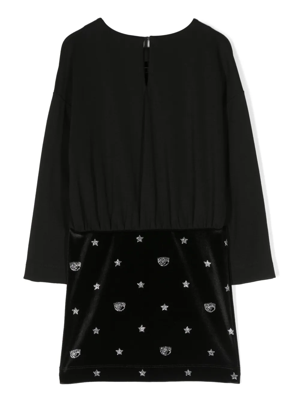 Chiara Ferragni Kids Eyelike logo-print dress | Girls Casual Dresses | Image 2