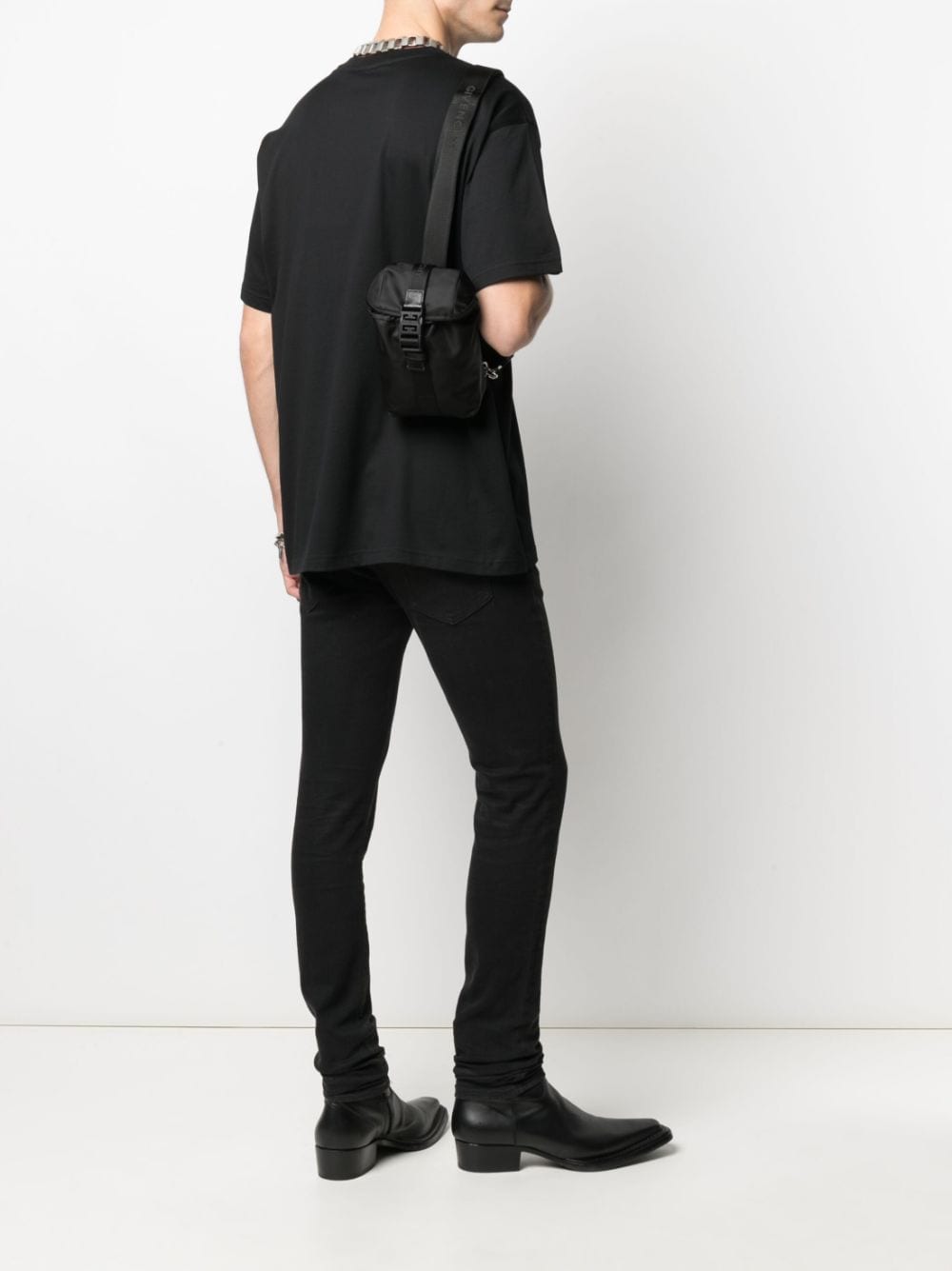 Shop Givenchy 4g Light Drawstring Backpack In Black