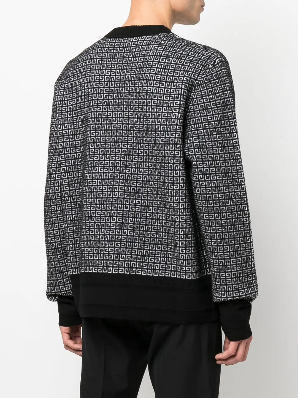 Givenchy 4G print crew-neck jumper Zwart