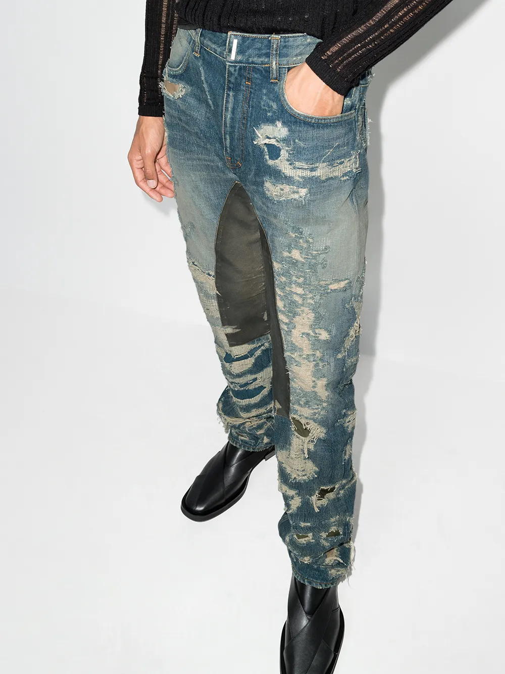 Givenchy jeans rectos con efecto envejecido | Jeans rectos | Image 2