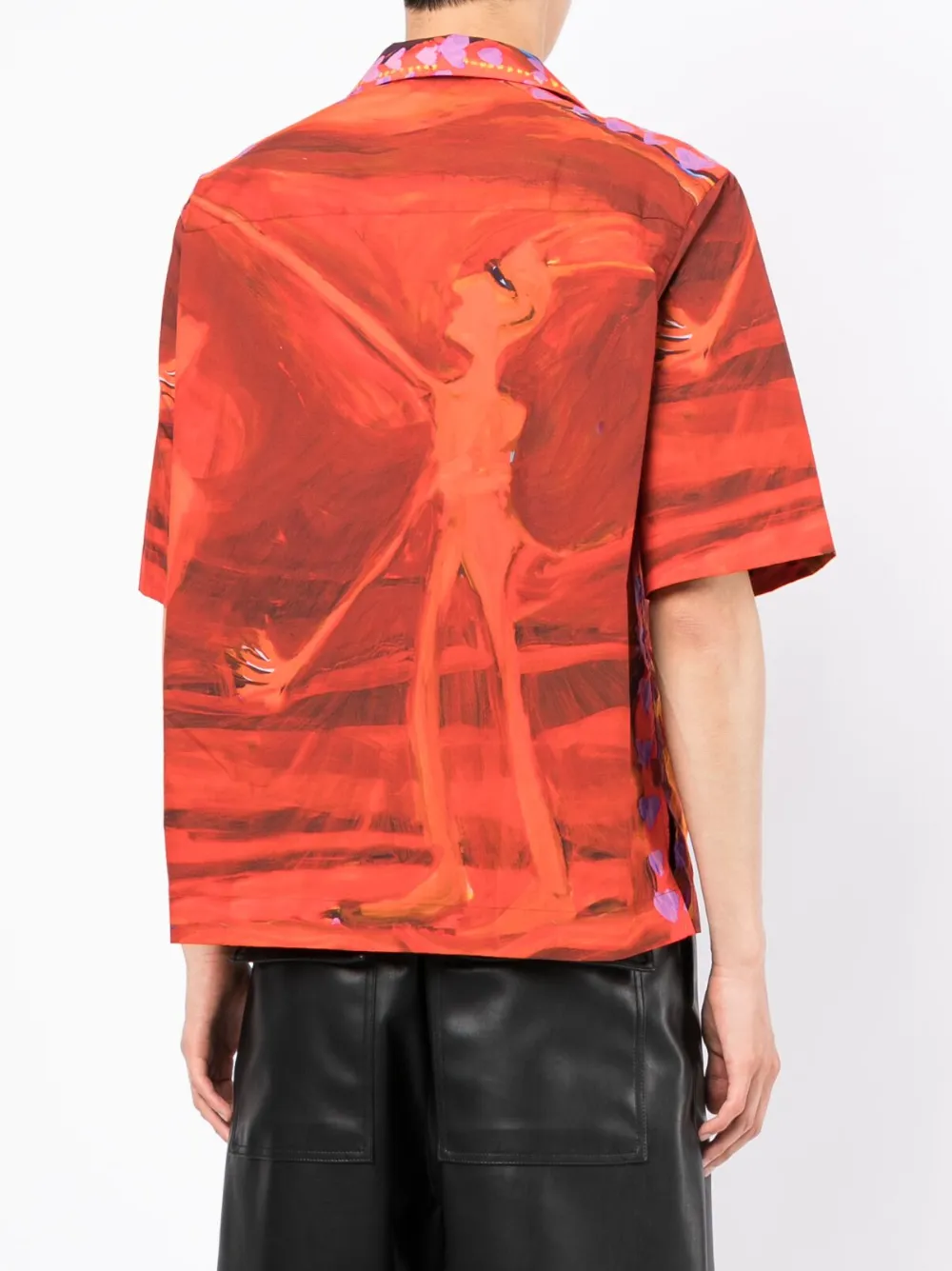Affordable Givenchy painterly-print cotton shirt Men