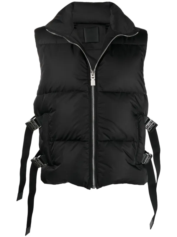 Givenchy Padded Sleeveless Jacket Black FARFETCH ZA