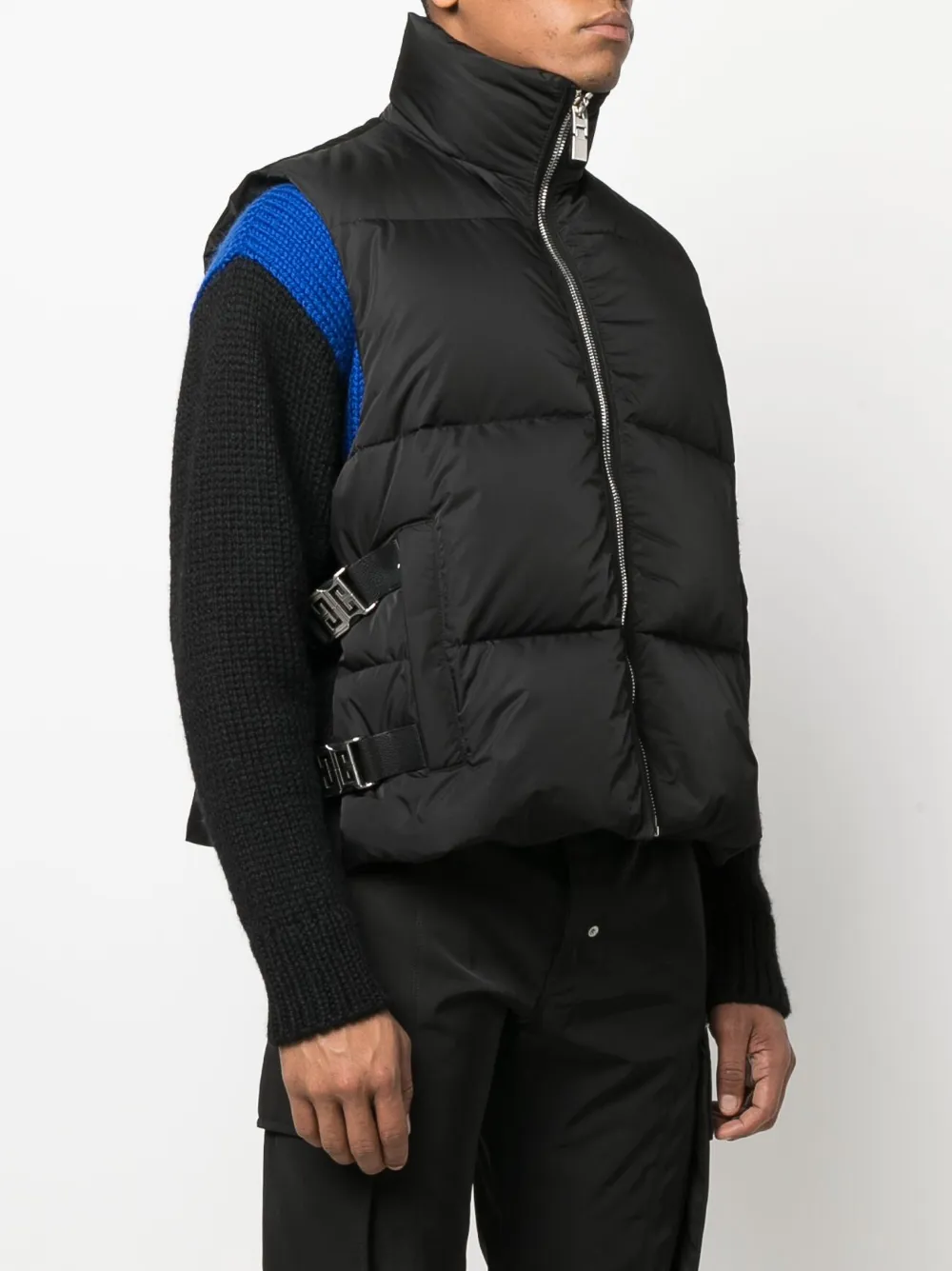 Givenchy padded sleeveless jacket Zwart